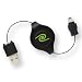 Emerge Technologies Retractable USB 2.0 A-Male to Mini 5-Pin (ETCABLERU2M)