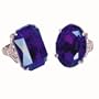 VICTORIAN RING WITH PURPLE STONE