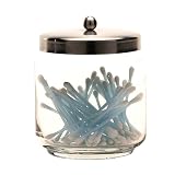 Small Apothecary Jar (Stainless Steel) (4 1/4