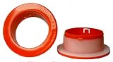 1 Pair of Red Color Plastic Hand Saver for Hand Stretch Wrap Film