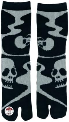 Sandal Socks, Japanese Samurai/ Geisha Flip- Flop Tabi Socks: Skeleton!, Model: (Tools &amp; Outdoor gear supplies)
