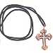 Orthodox - Eastern Cross - olive wood necklace, necklace is 60cm long - 23.5 inches)