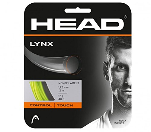 Head Lynx Tennis String Set (Neon Yellow, 18 gauge)