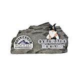 Colorado Rockies Baseball MLB Garden Gnome Stone Indoor Outdoor Decoration