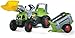 rolly toys 811212 - rolly Junior Claas mit Junior Lader und Anhänger