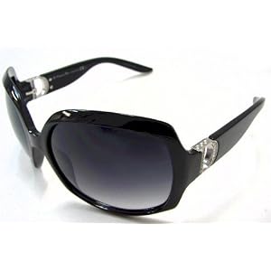 Buy CHRISTIAN DIOR Evening1 Sunglasses Evening 1 Shiny Black D28 JJ Shades by Christian Dior
