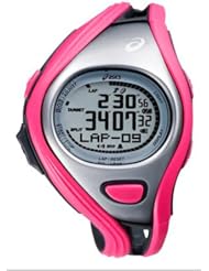 Asics Unisex CQAR0306 Challenge Regular Pink Silver Digital Running Watch