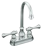 KOHLER K 16112 4A G Revival Entertainment Sink Faucet Brushed Chrome