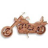 41oI5i1KUeL. SL160  3 D Wooden Puzzle   Motorcycle Model 1  Affordable Gift for your Little One! Item #DCHI WPZ P019