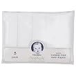 Gerber 5 Pack Prefold Birdseye Organic Diaper, White