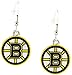 NHL Boston Bruins Logo Dangler Earrings