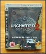 uncharted 2 : among thieves limited edition collectors box steel tin version ps3 playstation 3