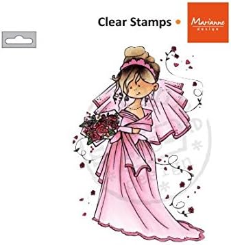 Marianne Design Snoesjes Here Comes de Bride Clear Stamps, Multi-Colour