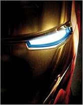Iron Man Movie Glowing Eye Black T-Shirt Medium