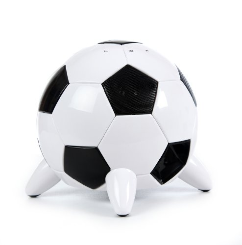 Speakal mi-Soccer 2.1 Stereo Speakers and Docking Station with 3 Speakers for iPod (Black/White)