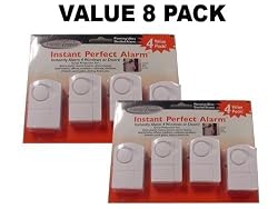 Wireless Window/Door Alarm System Kit (8 Pack)