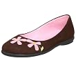 Kid Express Big Kid Miley Flat,Dark Brown Nubuck,39 EU (US Big Kid 6.5 M)