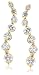 14k Yellow Gold Diamond Journey Earrings (1/2 cttw, H-I Color, I1 Clarity)