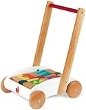 walker with coloured blocks