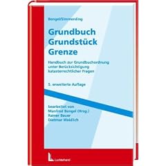 Grundbuch, Grundst�ck, Grenze.