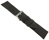 24mm Speidel Brown Padded Ultra Thin Soft Genuine Leather Watch Band