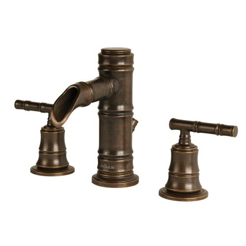 Pegasus 67388-8096H Bamboo Series 8-Inch Widespread 2-Handle Low-Arc Bathroom Faucet in Heritage Bronze