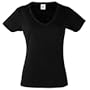 Fruit Of The Loom Ladies Lady-Fit Valueweight V-Neck Short Sleeve T-Shirt