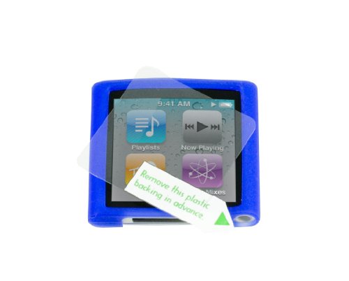 Logic3 Silikon h&uuml;lle f&uuml;r Apple iPod nano 6G blau
