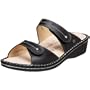 Finn Comfort Women's Catalina Soft Footbed Sandal,Black Nappa,43 EU (US Women's 12 M)