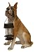 boxer0 - Tricod Boxer Dog with Lantern Solar Light