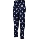 NCAA New York Yankees Navy Blue Supreme Pajama Pants (Large)