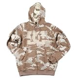 DC Concealed Mens Hooded Zip Sweatshirt - Photo Camo Shitake by DC