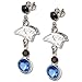 Carolina Panthers Crystal Logo Earrings