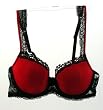 Felina Women's Tricia Lace Trimmed Satin Contour Bra 130577