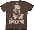 Big Lebowski World Of Pain Mens T-shirt