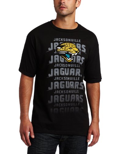 NFL Men's Jacksonville Jaguars All Time Great III Short Sleeve Basic Tee (Black, Large)