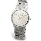 Skagen Mens Gold-Tone Accented Bracelet Watch #433LSGX by Skagen
