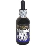Ultimate Nutrition Yohimbe Bark Extract, Standardized, 2-Ounce Bottles (Pack of 3)