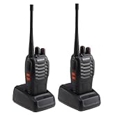 AGPtek® 2 Pack Rechargeable Walkie Talkie 3W 16CH FRS/GMRS Two-Way Radio (Pair) W/built-in 1500MAh Li-ion battery- Support 8 hours
