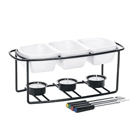 Trudeau 9 Piece Triple Dip Dipping Set by Trudeau
