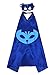 YL PJ Masks Costumes For Kids Set of 3 Catboy Owlette Mask with Cape (27.5 inches)
