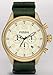 Fossil #DE5001 Men's Vintage Bronze Nylon Strap Chronograph Watch