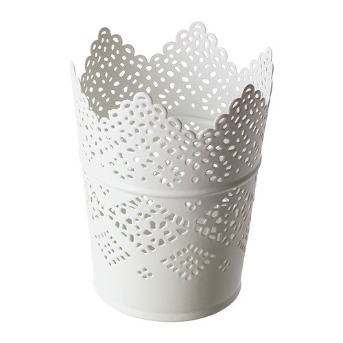 Ikea Skurar Skurar Candle Holder, White X3