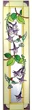 Review SCI  / NEW Stained ART Glass Panel 42