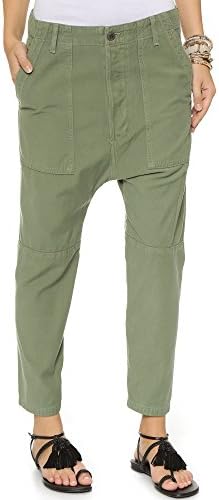 Citizens of Humanity Women's Premium Vintage Surplus Sadie Utility Pants, Combat Green, 30