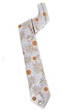Pure Paisley Woven Tie in silver
