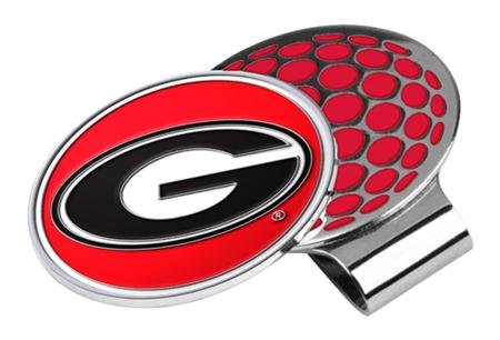 Georgia Bulldogs Uga Ncaa Hat Golf Clip With Ball Marker