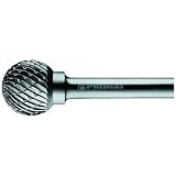 PROMAT 868723 Frässtift D.10xL.9mm HM Form F Kreuz Kugelform PROMAT