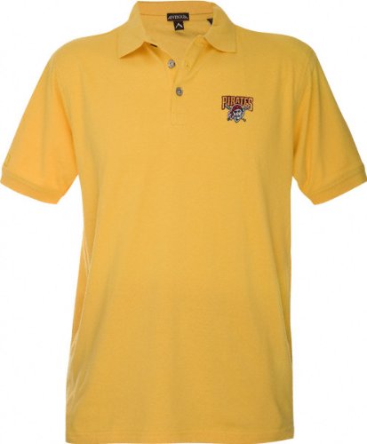 Pittsburgh Pirates Gold Classic Pique Stainguard Polo Shirt