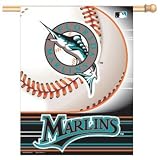 Florida Marlins Personalized Vertical Flag: 27x37 Banner